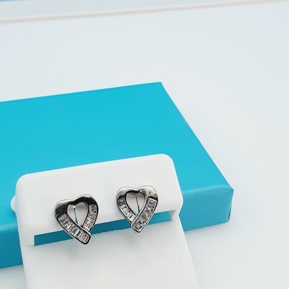 925 Sterling Silver CZ Beautiful Earrings for Women, 1USPAR4210 - Picture 3 of 11